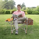 Porodo Lifestyle Outdoor Folding Director Chair - Brown