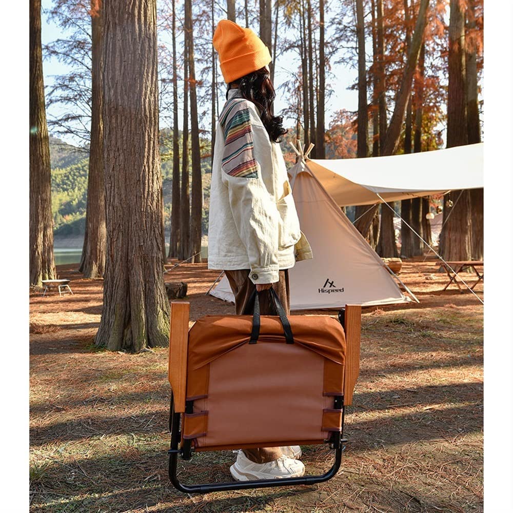 Porodo Lifestyle Outdoor Folding Director Chair - Brown