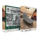 Green Lion Foldable Camping Bed - Gray