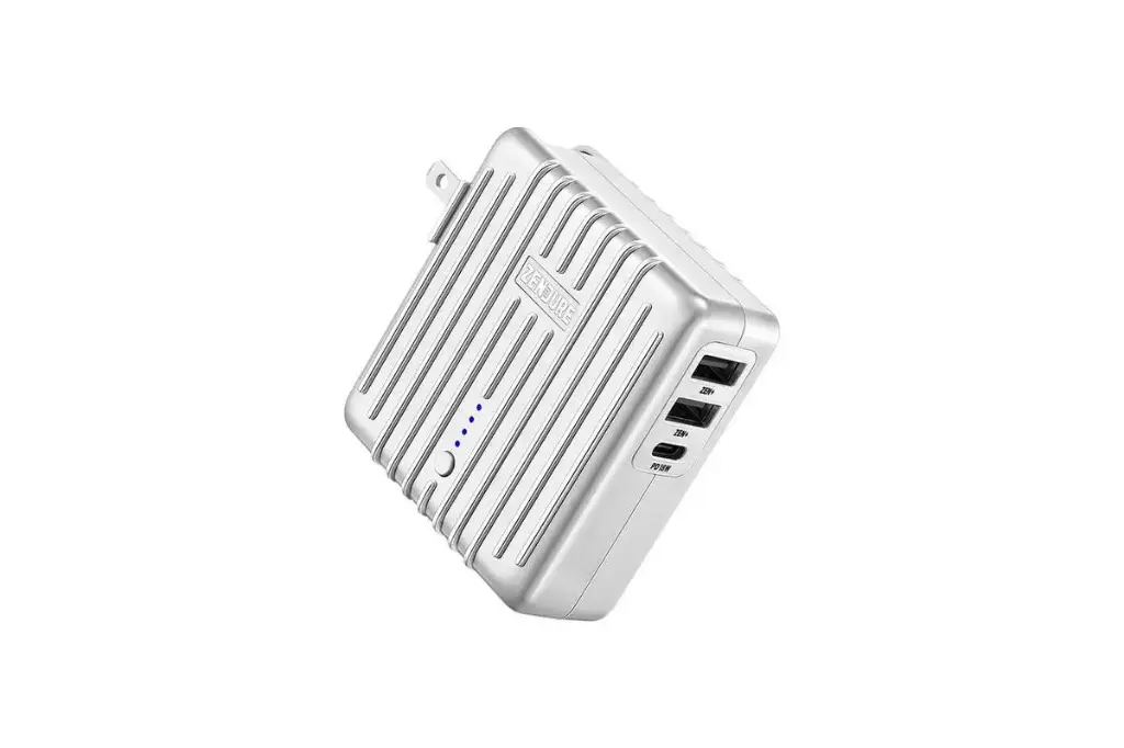 Zendure Mix 2-In-1 5200mah Power Bank & Wall Charger With Usb-c Power Delivery