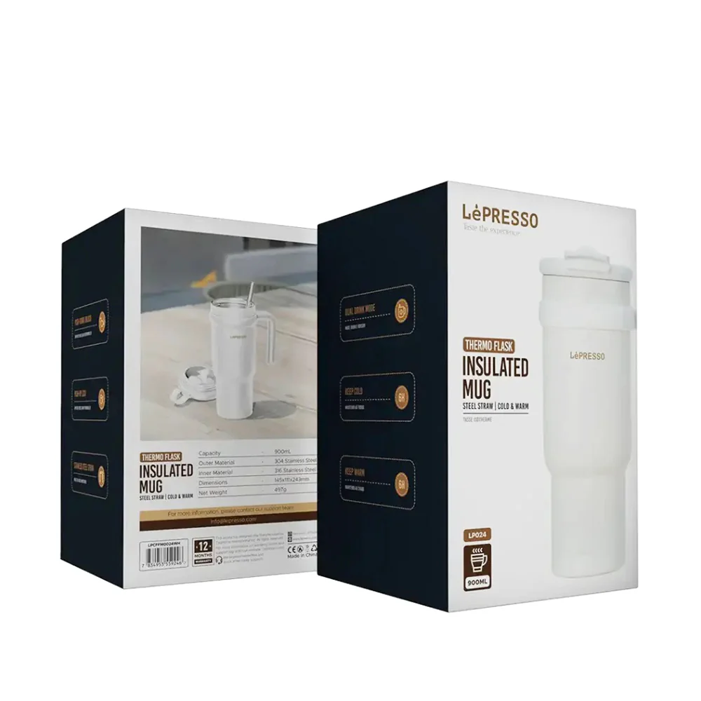 Lepresso Thermoflask Insulated Mug 900ML - White