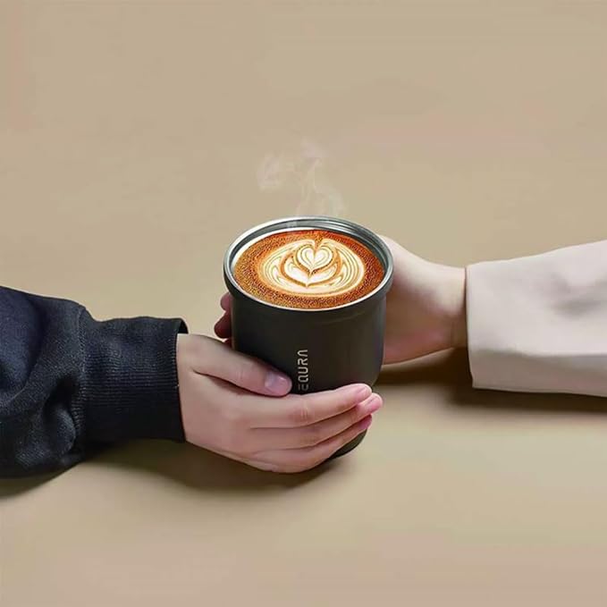 Lepresso Insulated Tumbler Hot & Cold Drinks - Black