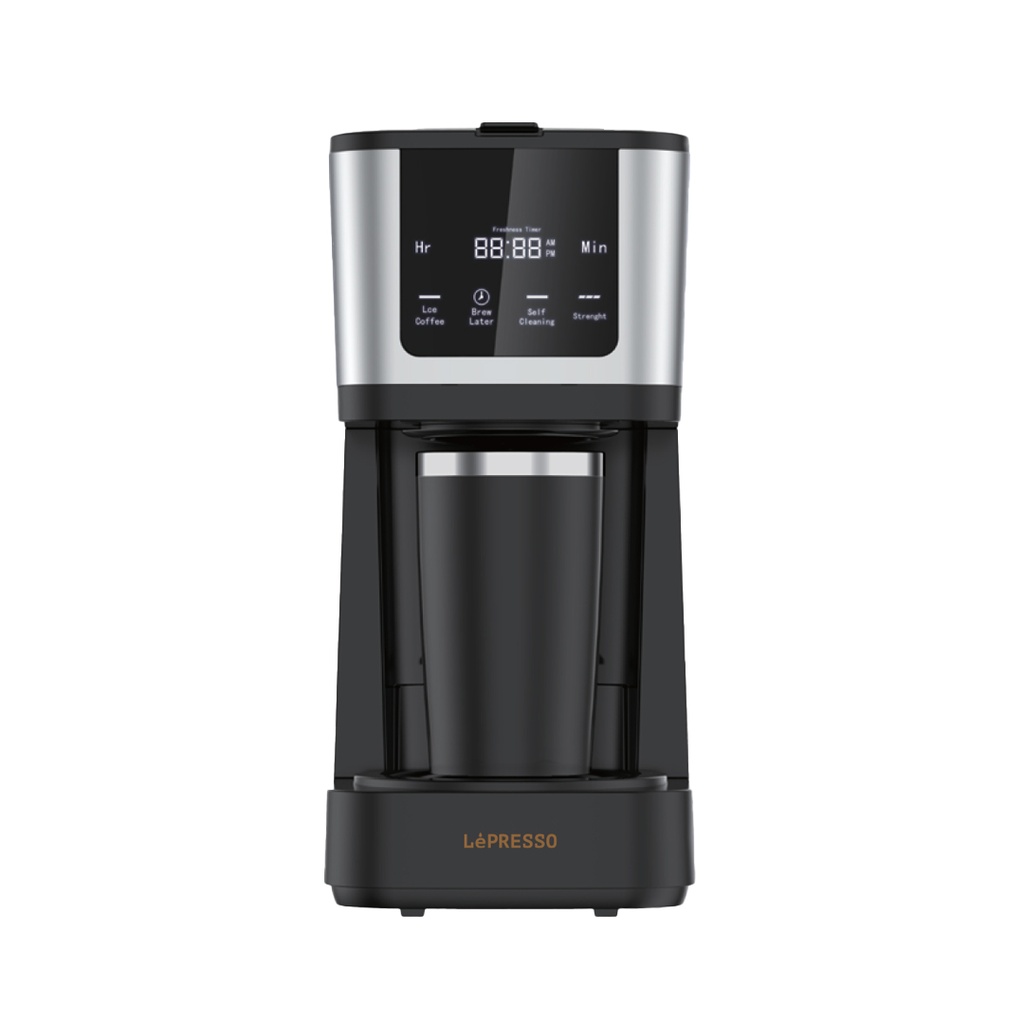 LePresso Rich Brew Coffee Machine Interactive Touch Display - Black