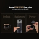 LePresso Portable Mini Espresso Machine with Travel Pouch - Black