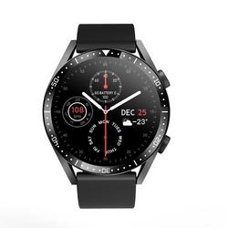 Xcell Classic-3Talk Smart Watch Black With Black Silicon Strap