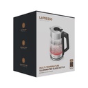 LePresso Multi-Temperature Illuminated Glass Kettle - Black