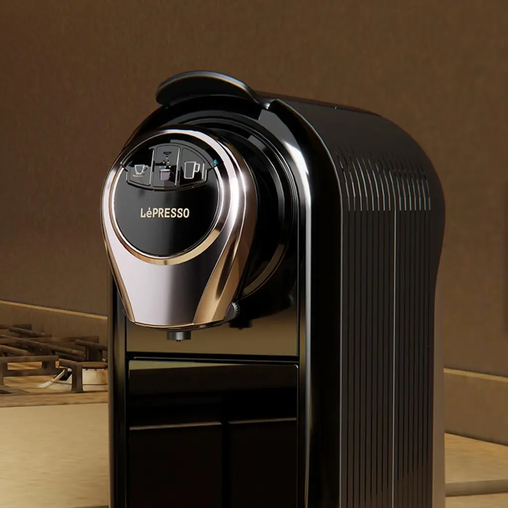 LePresso Nespresso Capsule Coffee Machine 0.8L 1260W - Black