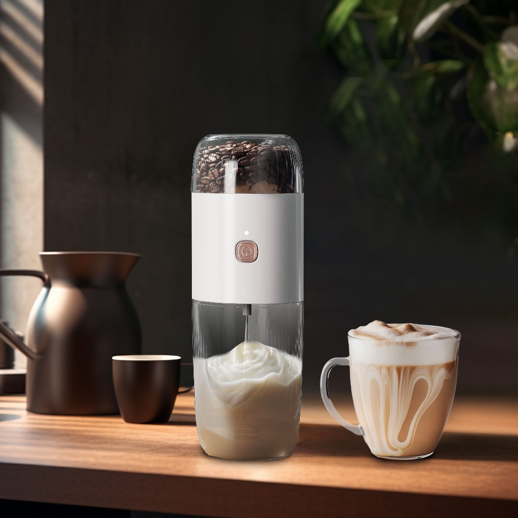 LePresso 2 in 1 Coffee Grinder and Milk Frother