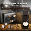 Lepresso Coffee Maker With Capsule Auto Ejection System - Black
