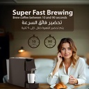 Lepresso Coffee Maker With Capsule Auto Ejection System - Black