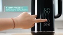 LePresso 2000W 1.7L Smart Electric Kettle with Touch Panel and BS plug 