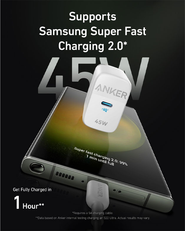 Anker  313 Charger ACE2 45W White