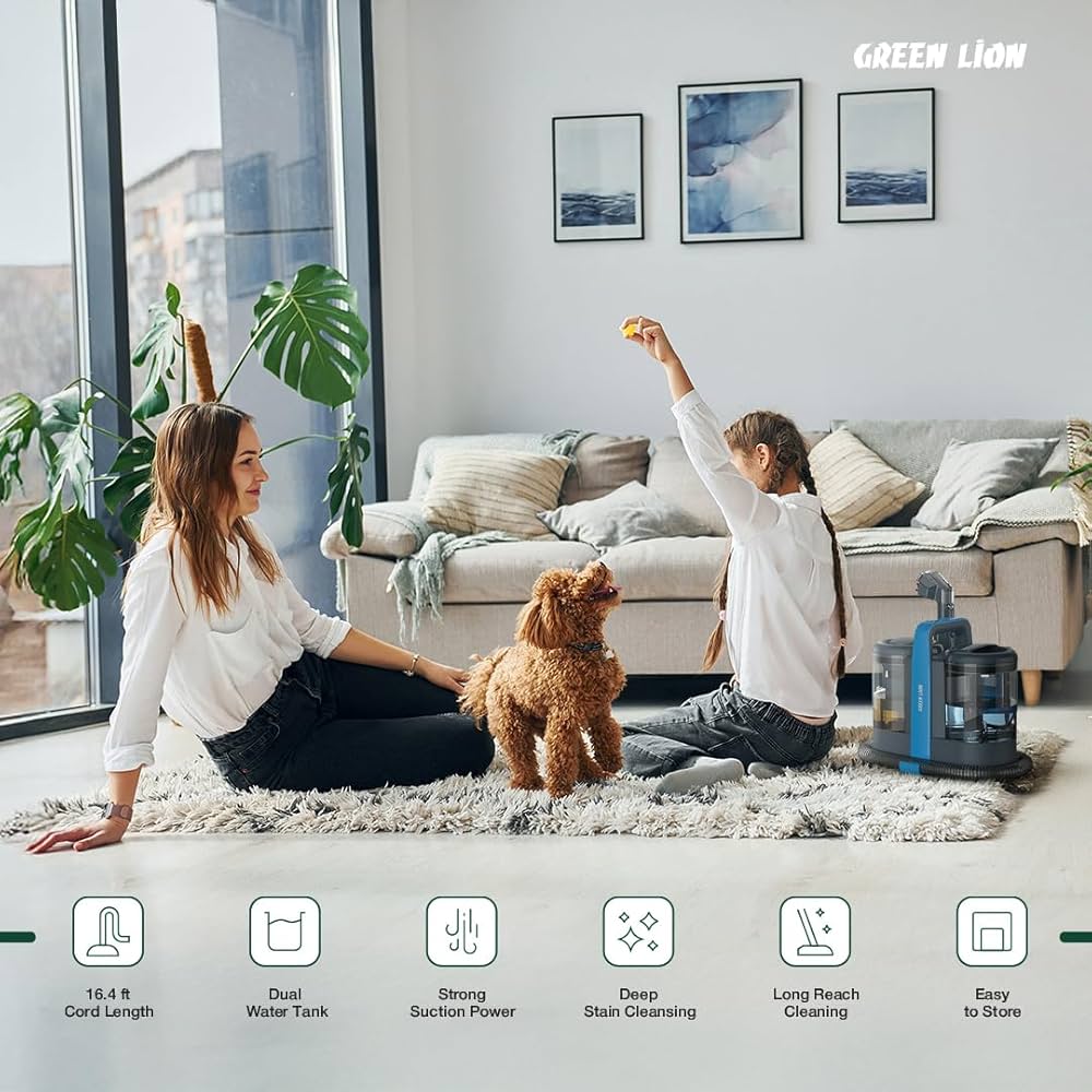 Green Lion Carpet Cleaner Pro - Blue