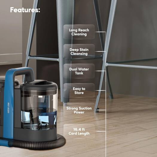 Green Lion Carpet Cleaner Pro - Blue