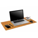 Powerology Vegan Leather Desk Pad Brown