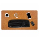 Powerology Vegan Leather Desk Pad Brown