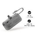 Momax 1-Power Mini 5000mAh 3in1 Power Bank With USB-C Plug White