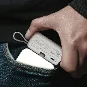 Momax 1-Power Mini 5000mAh 3in1 Power Bank With USB-C Plug White