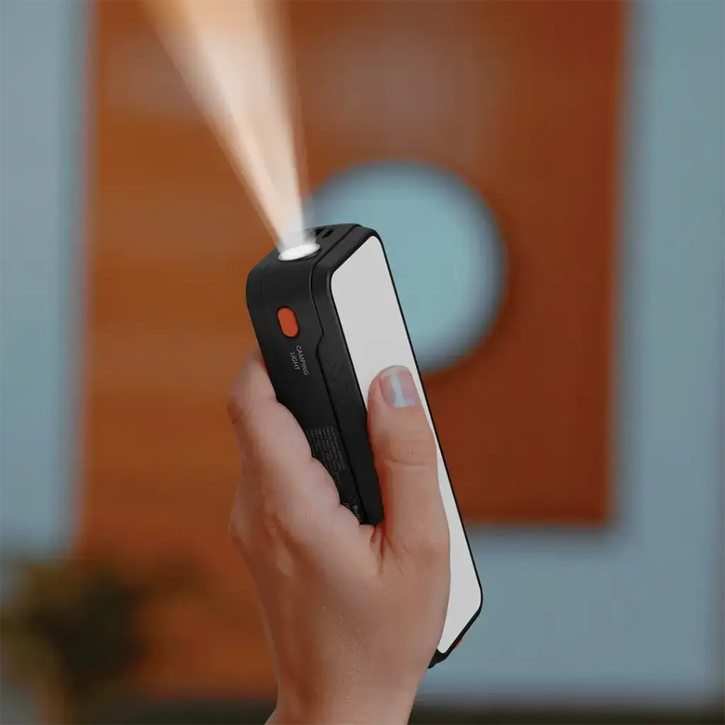 Porodo Solar-Powered 20000mAh Power Bank - Black5.webp