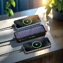 Porodo Solar-Powered 20000mAh Power Bank - Black3.webp