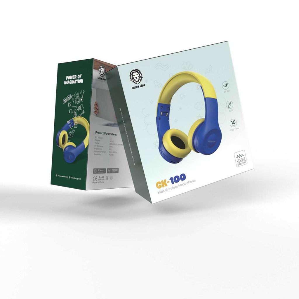 Green Lion Gk-100 Kid Wireless Headphone