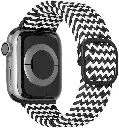 Viva Madrid Crisben Apple Watch Strap 42/44/45/46/49mm – Mono Black/White