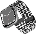 Viva Madrid Crisben Apple Watch Strap 42/44/45/46/49mm – Mono Black/White
