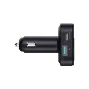 Porodo Dual Microphone FM Transmitter & Charger - Black (1).webp