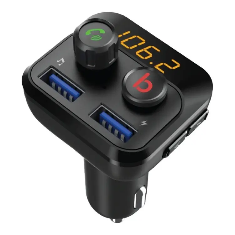 Porodo Wireless FM Transmitter Car Charger 3.4A with Bass Boost (4).webp
