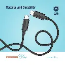 Porodo Blue 60W PD Type C to C PVC Cable 1.2M - Black (3).webp