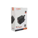 Porodo Dual Port Wall Charger UK with USB-C to Lightning cable - Black (2).webp