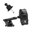 Mobile Holder Porodo Wireless Car Mount Dual Stand Combo - Black.webp