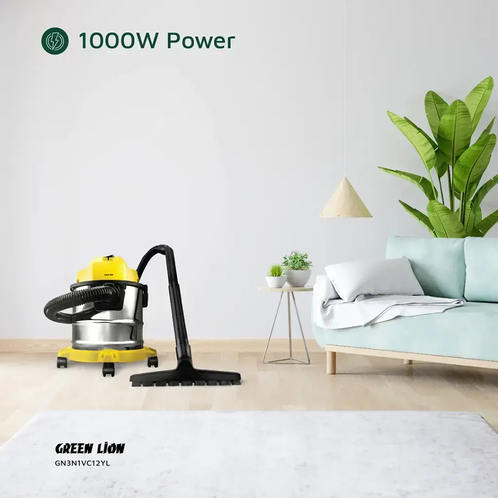 Green Lion Ultra 3 In 1 Vacuum Cleaner 12L - Yellow (6).webp