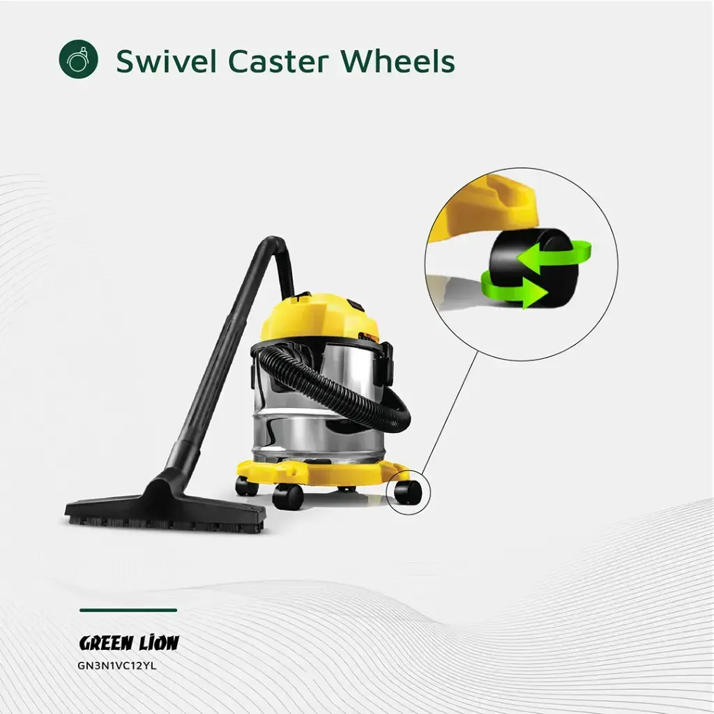 Green Lion Ultra 3 In 1 Vacuum Cleaner 12L - Yellow (3).webp