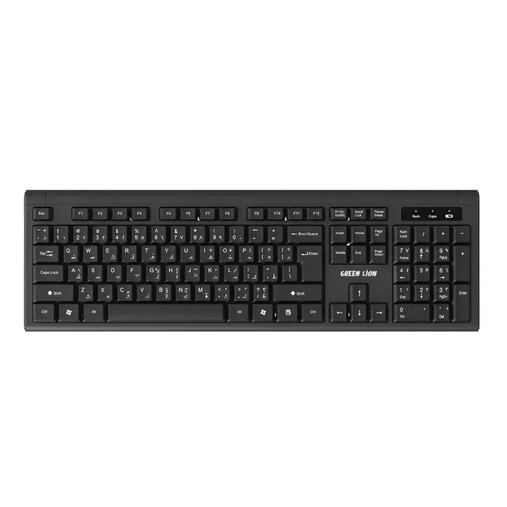 Green Lion GKM-200 Wireless Combo Keyboard and Mouse - Black (1).webp