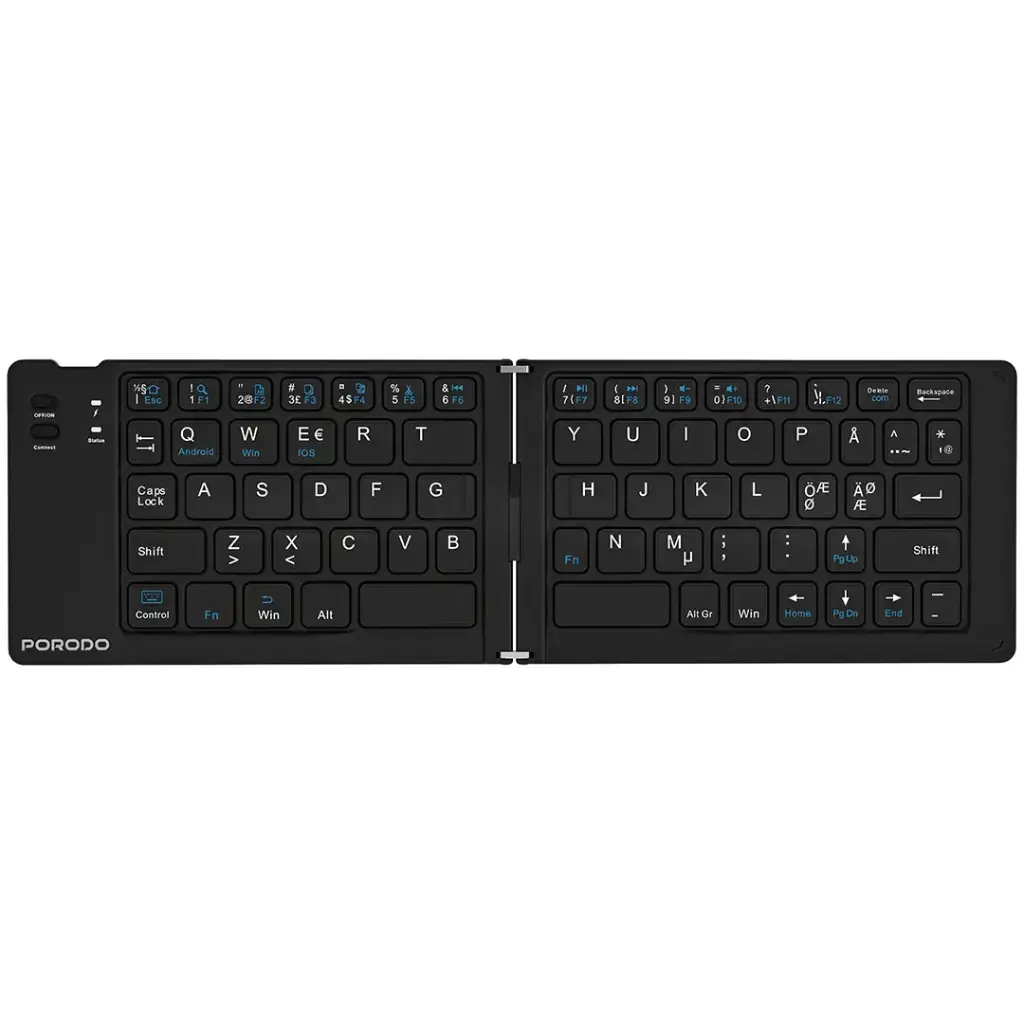 Porodo 6-In-1 keyboard & mouse Set - Black5.webp