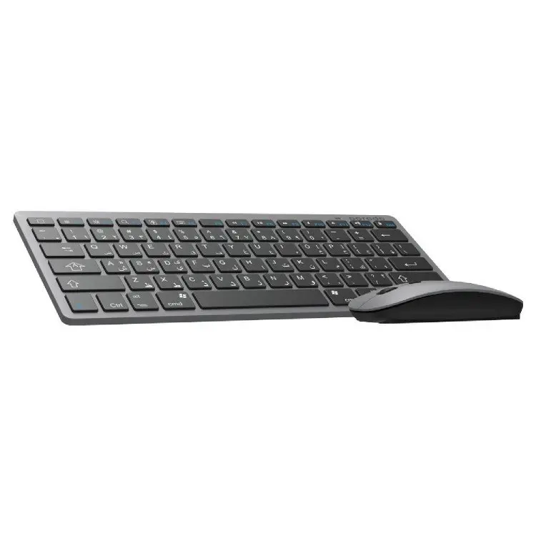 Porodo Wireless Super Slim and Portable Bluetooth Keyboard with Mouse ( English - Arabic ) (2).webp