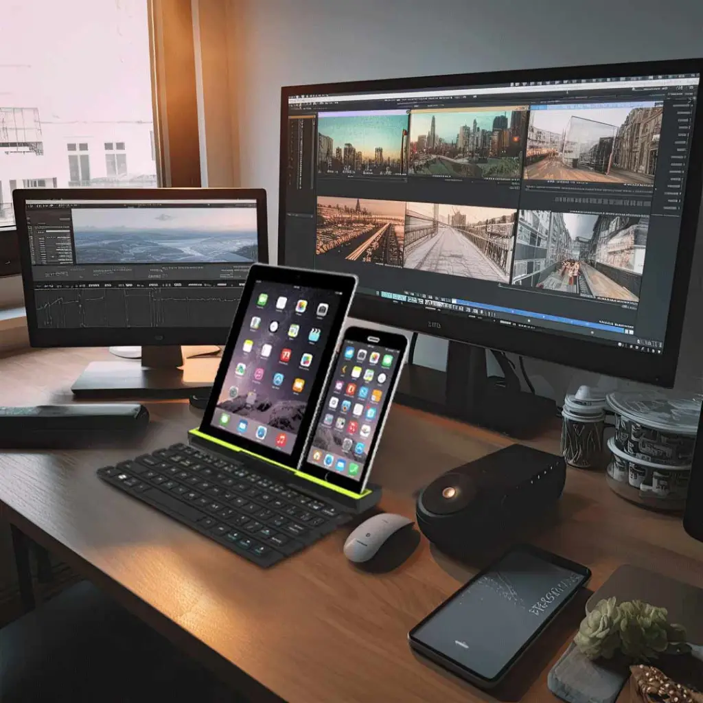 Green Multi-Functional Rollable Wireless Keyboard ( Arabic  English ) - Black.webp