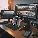 Green Multi-Functional Rollable Wireless Keyboard ( Arabic  English ) - Black.webp