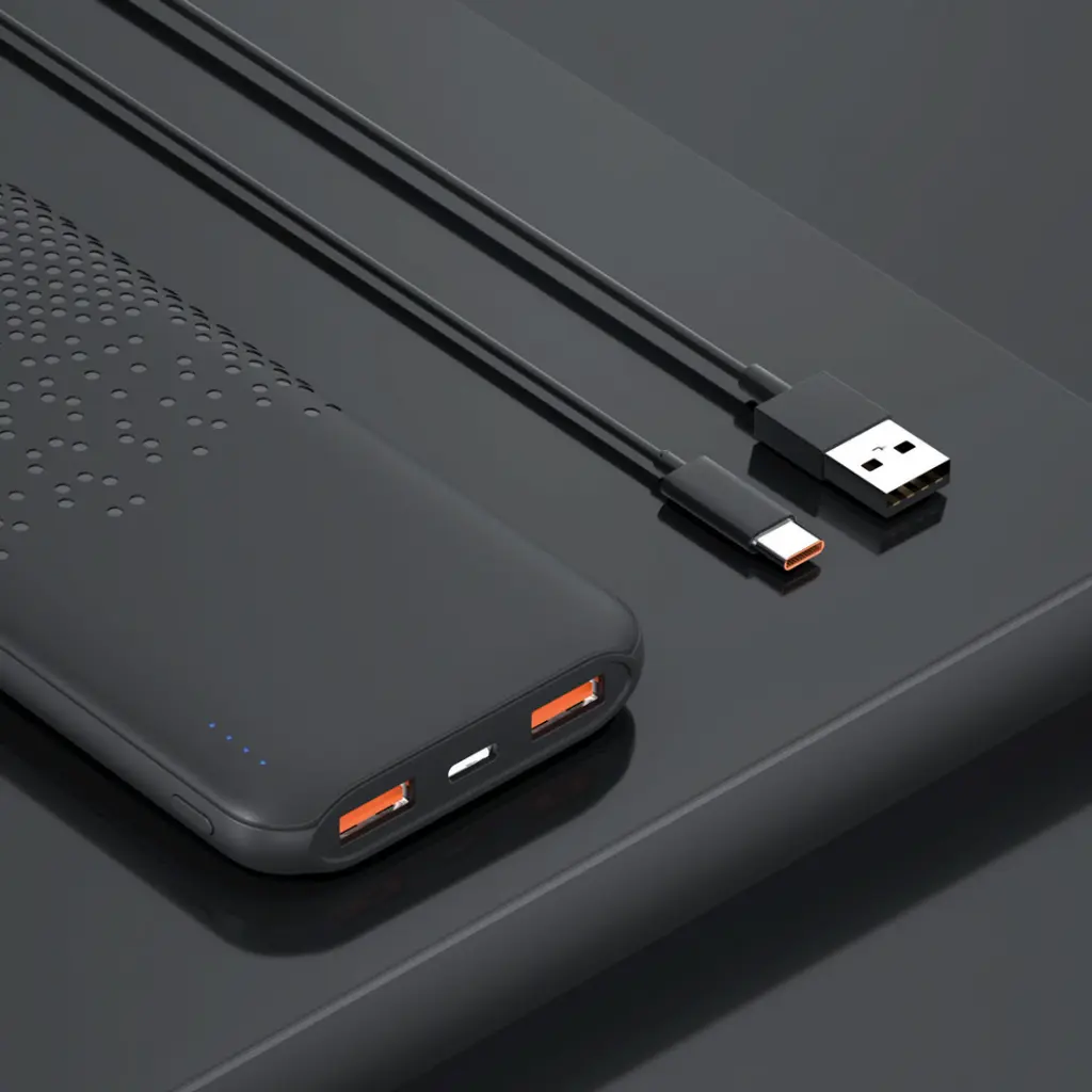 Green Lion Rome 10000mAh Power Bank - Black (2).webp