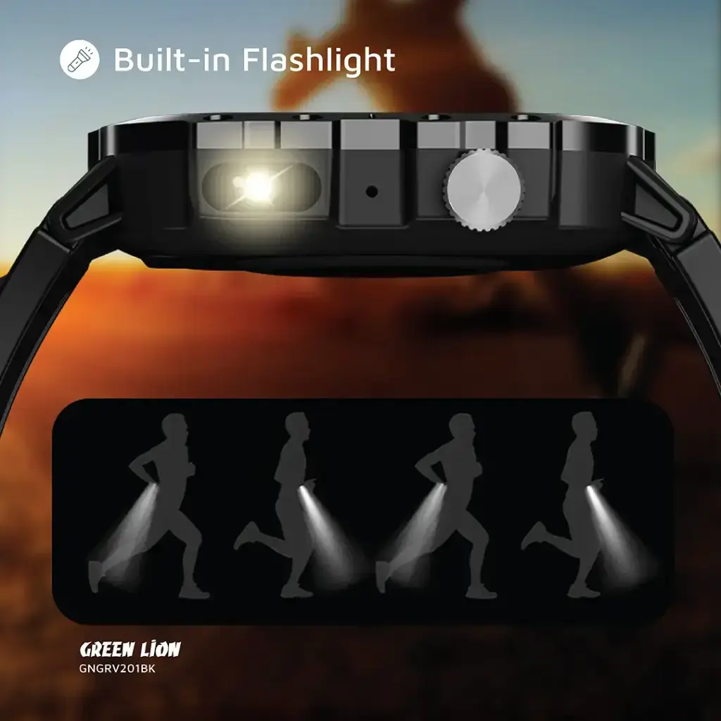 Green Lion Gravix Smart Watch - Black (4).webp