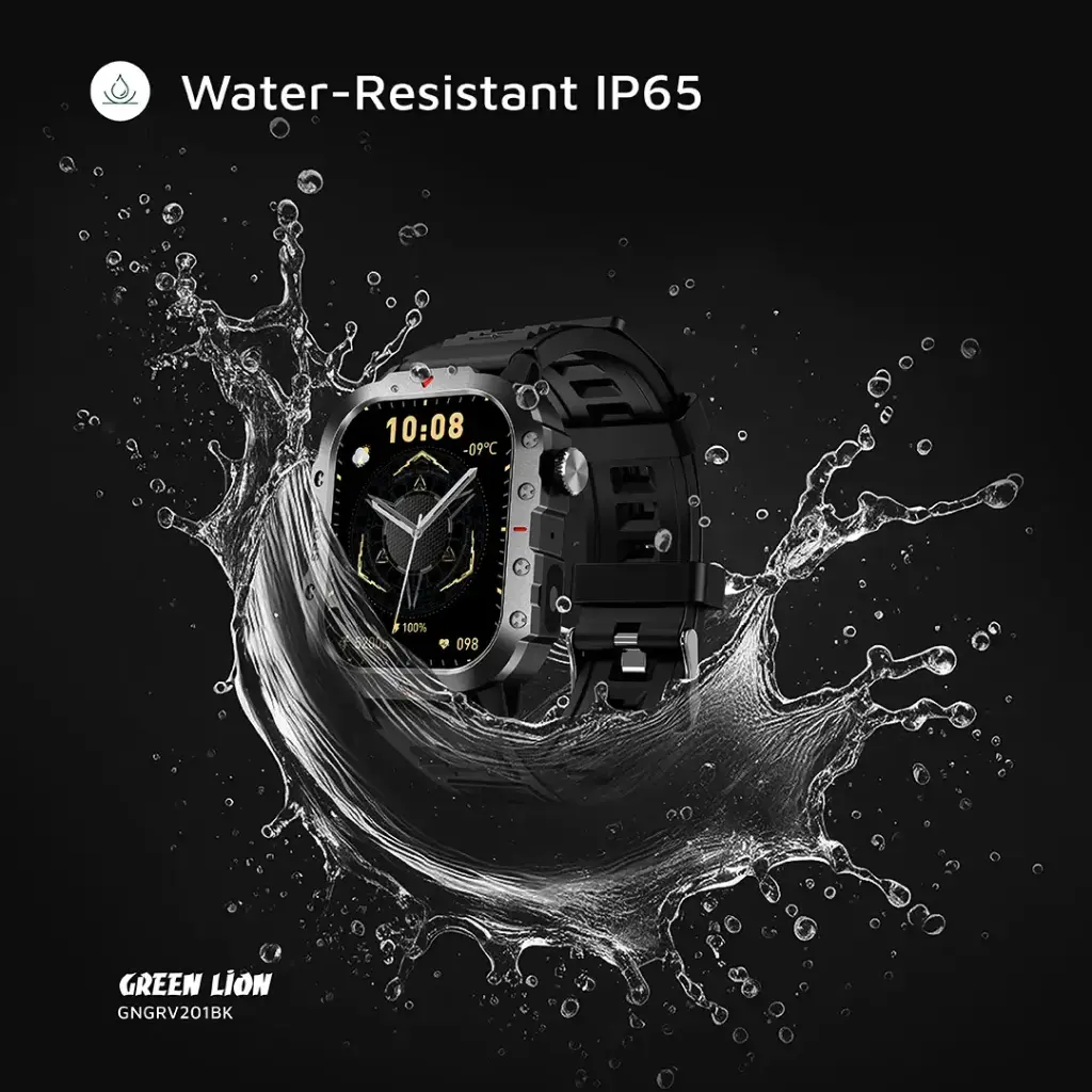 Green Lion Gravix Smart Watch - Black (2).webp