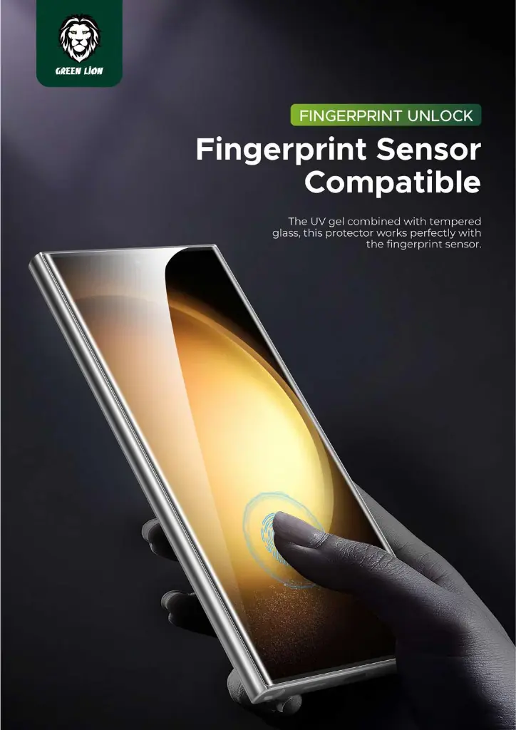 Green Lion S24 Ultra 3D UV Glass High Definition Tempered Glass - Clear (5).webp