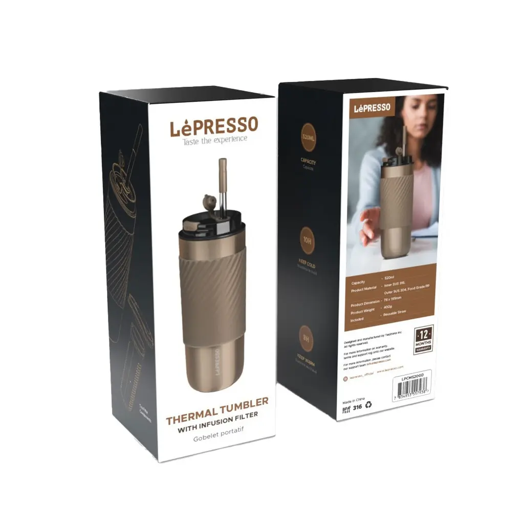 Lepresso Thermal Tumbler With Infusion Filter.webp