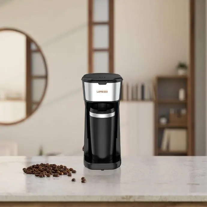 LePresso Coffee Maker with Travelling Mug 450W - Black (2) (1).webp