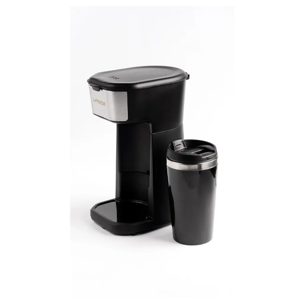 LePresso Coffee Maker with Travelling Mug 450W - Black (1).webp