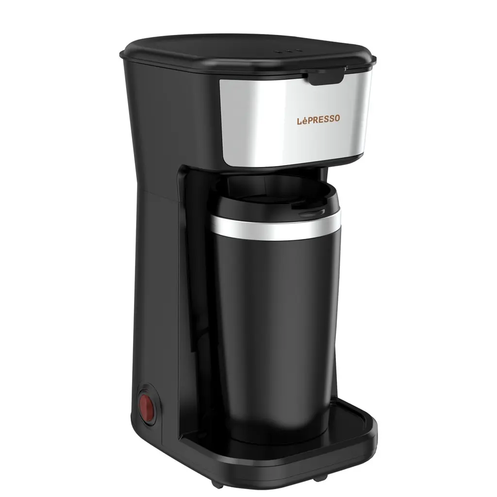LePresso Coffee Maker with Travelling Mug 450W - Black.webp