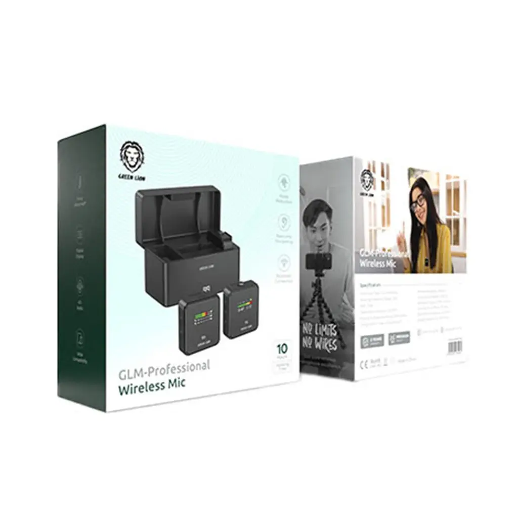 Green Lion Earbuds & Microphones Green Lion GLM Professional Wireless Microphone 300mAh Digital Disp.webp