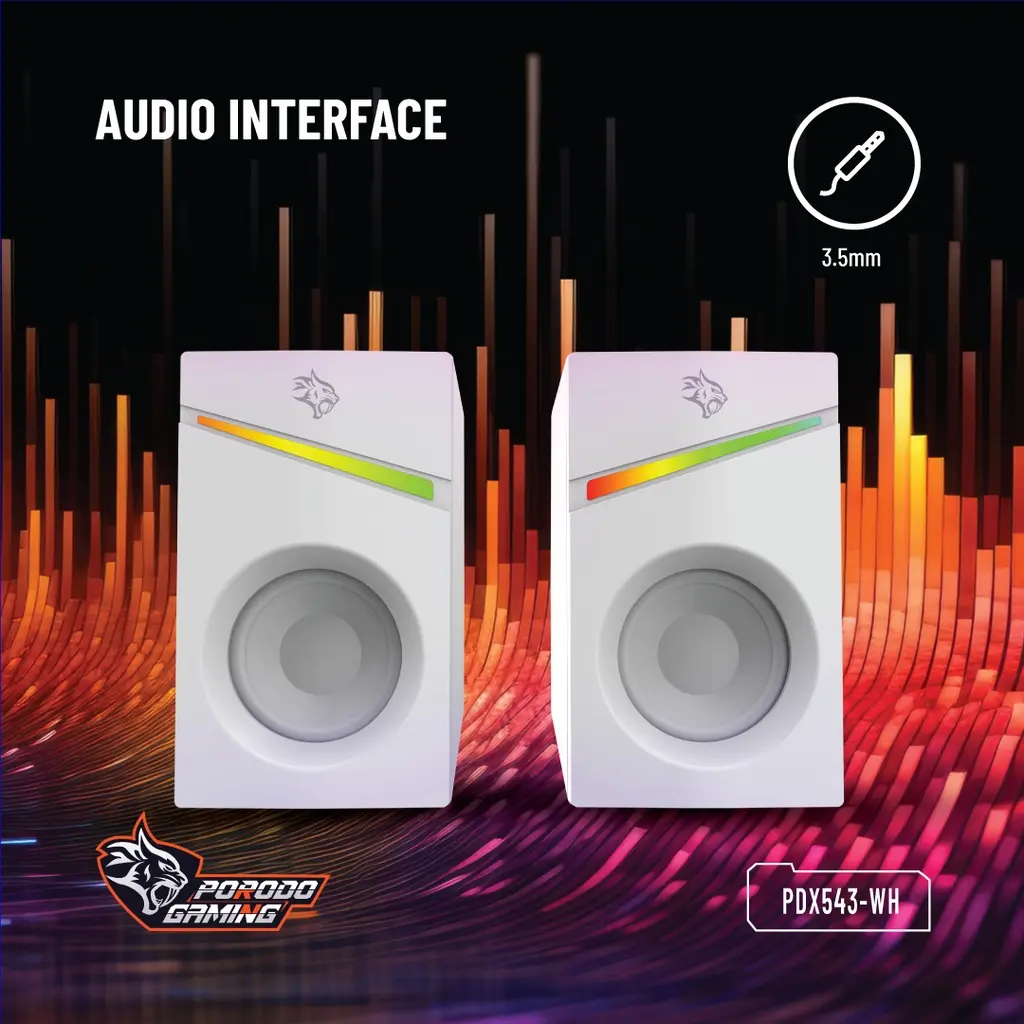 Porodo Gaming Stereo Speakers Volume Knob Control (5).webp