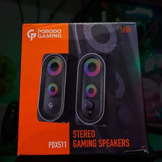 Porodo Gaming Stereo Speakers Bluetooth - Black2-550x550.webp